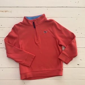 Vineyard Vines Saltwater 1/4 zip boys pullover